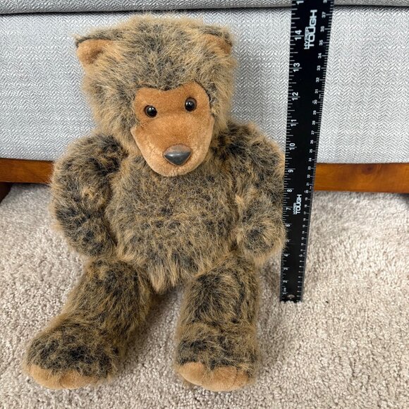 Build-A-Bear Brown Plush Grizzly Bear Stuffed Animal With Faux Fur 20” tall - Picture 2 of 6